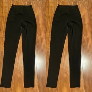 NWT Black Leggings w/Pockets Size XS